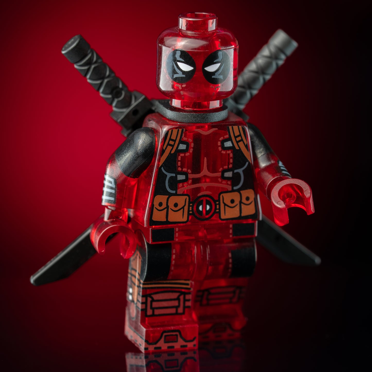 COMIC MERC V2 (SOLO FIGURE-TRANSPARENT RED VARIANT) READY TO SHIP